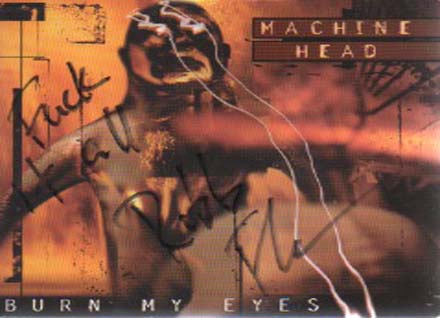 Burn My Eyes Card Sleeve Promo Front