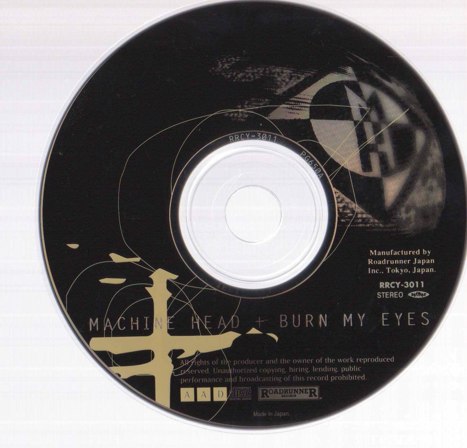 Burn My Eyes Jap Disc