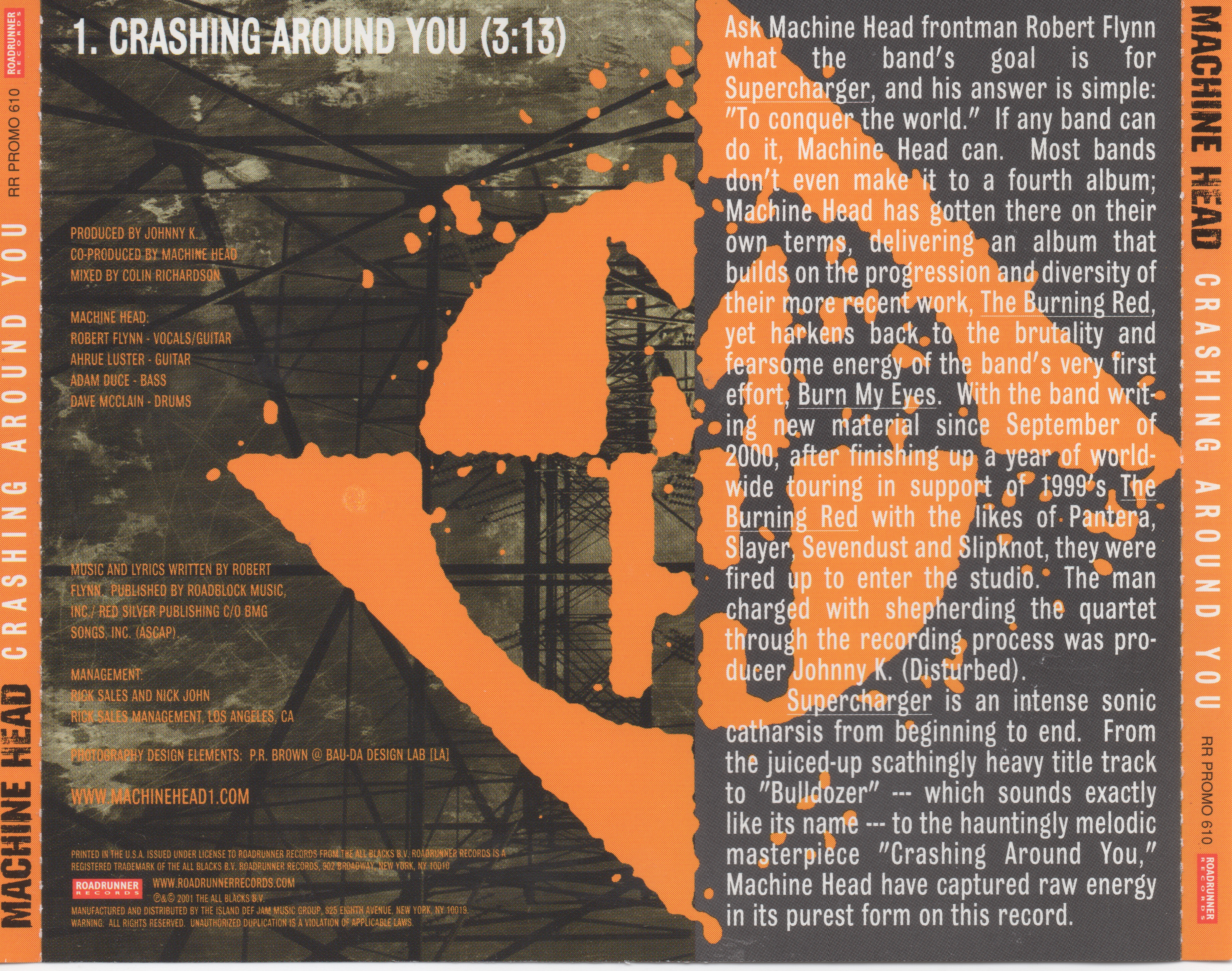 Crashing Around You Back