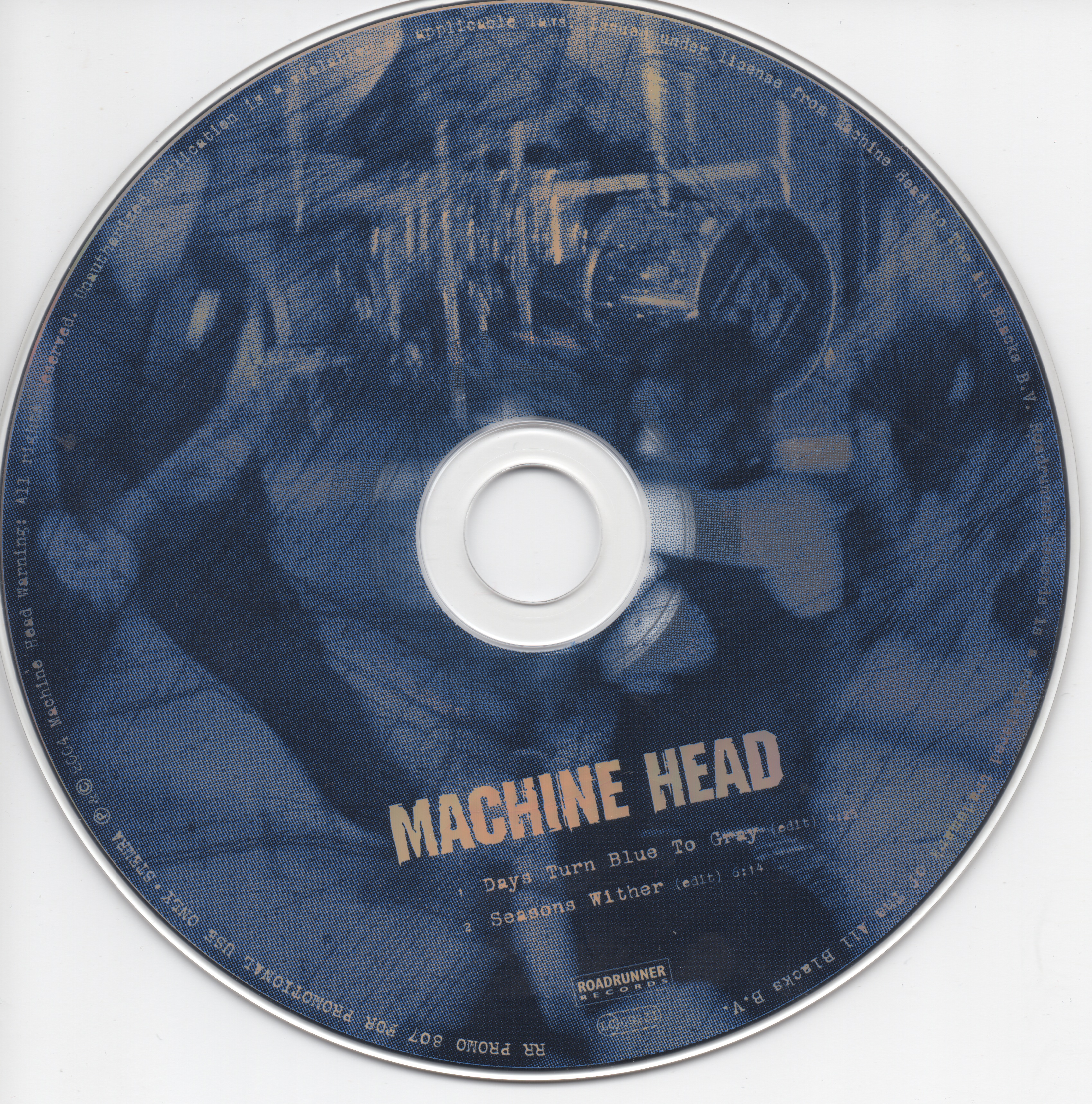 Days Turn Blue To Gray Card Sleeve Promo CD