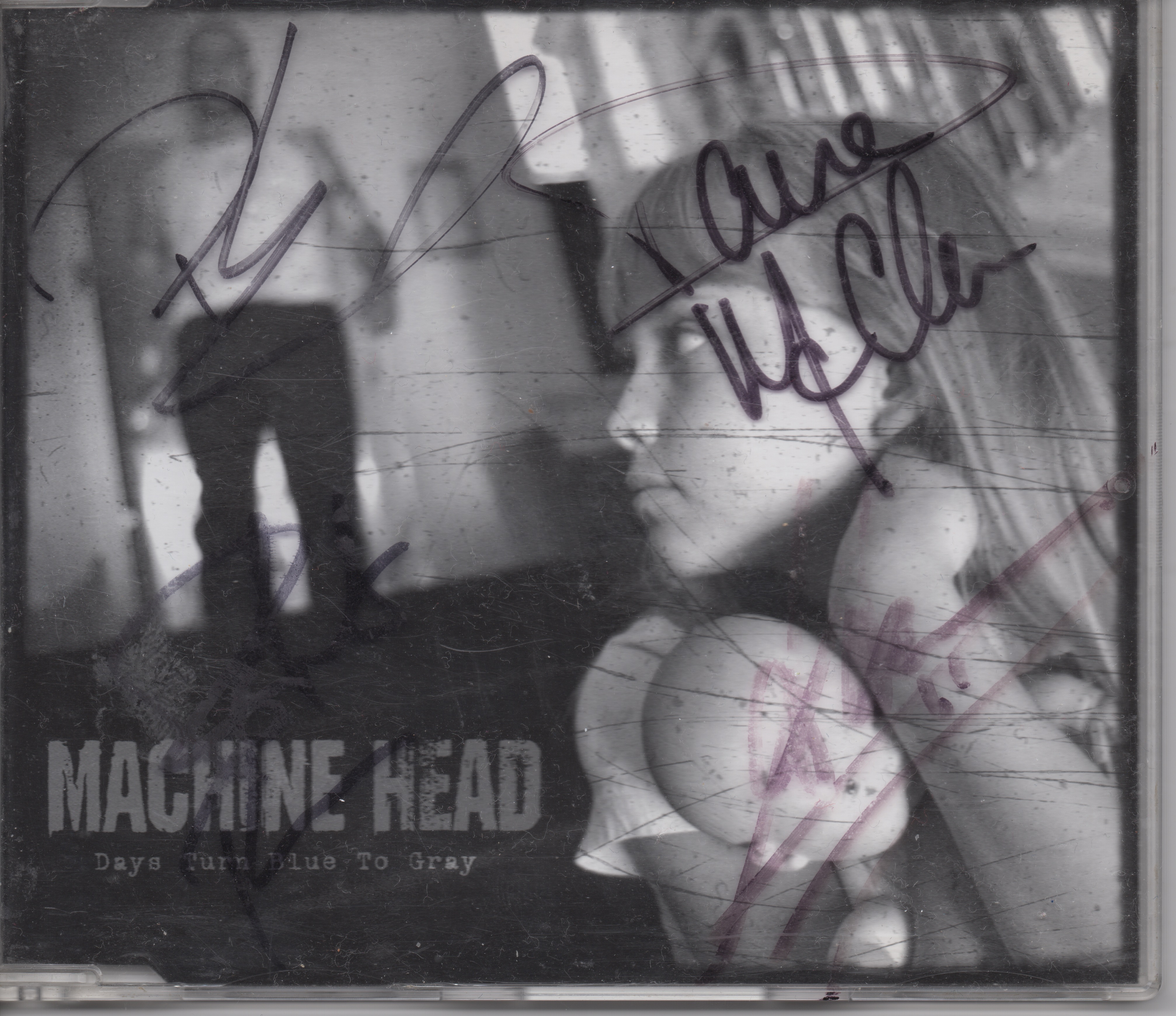 Days Turn Blue To Gray Signed Jewel Case