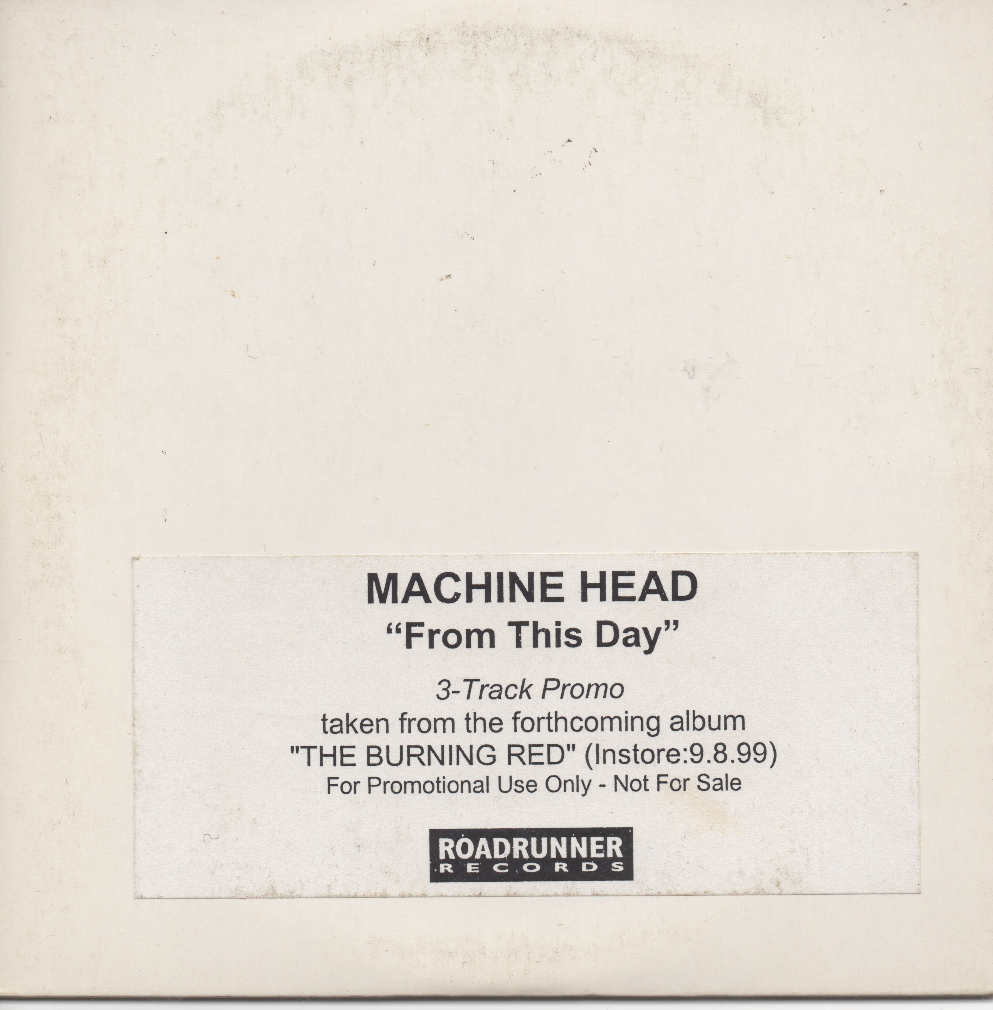 From This Day White Card Sleeve Front