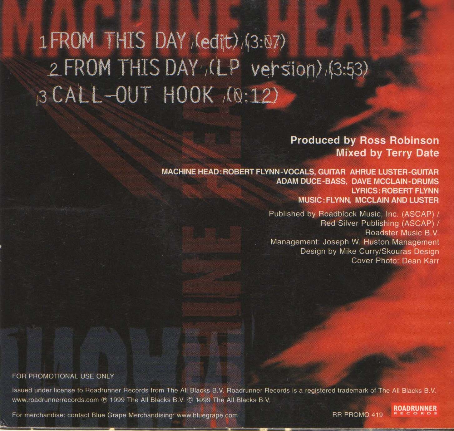 From This Day Card Sleeve Back