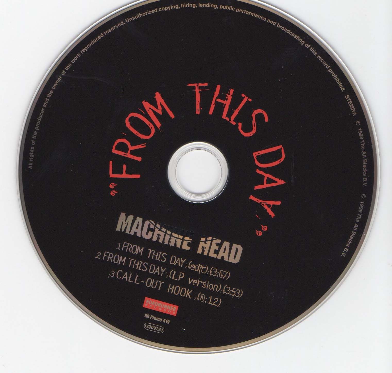 From This Day Card Sleeve Promo Disc