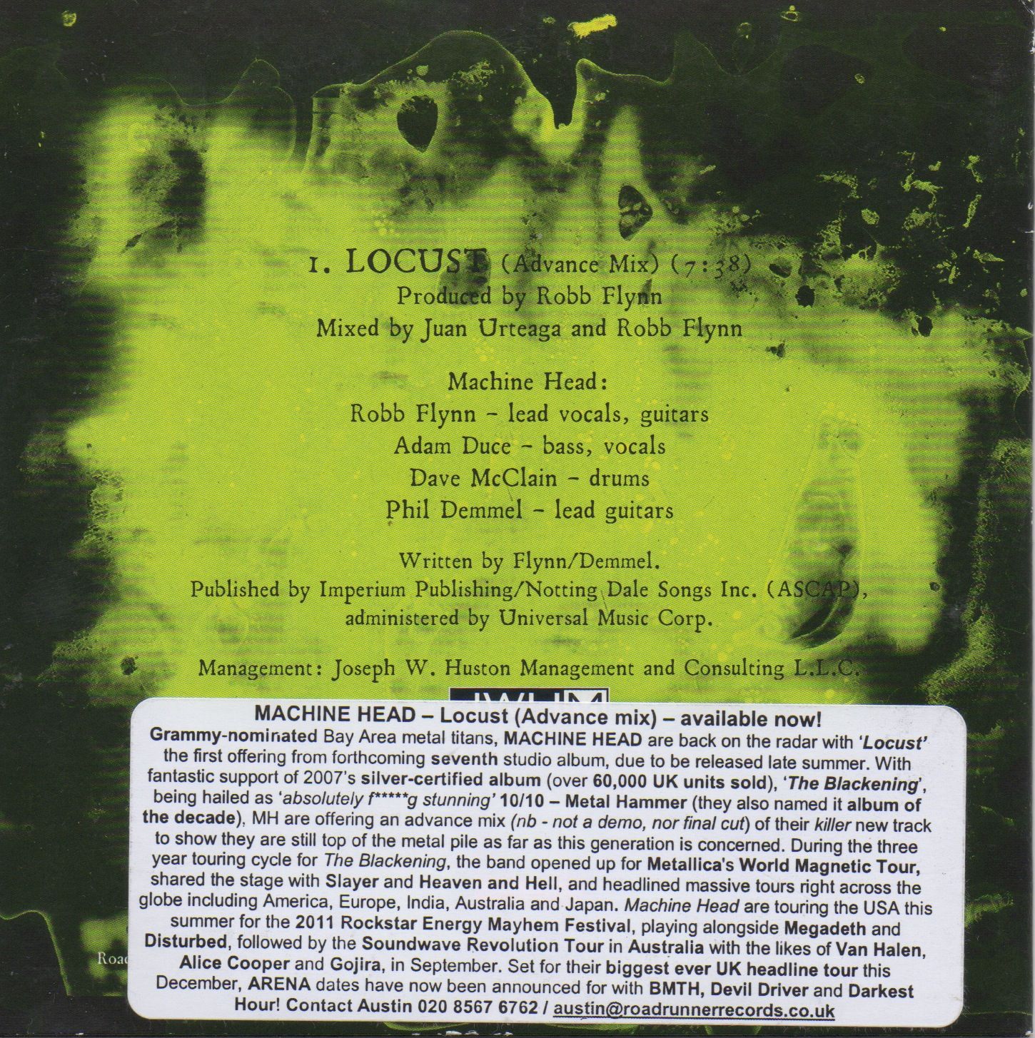 Locust Advance Mix Back