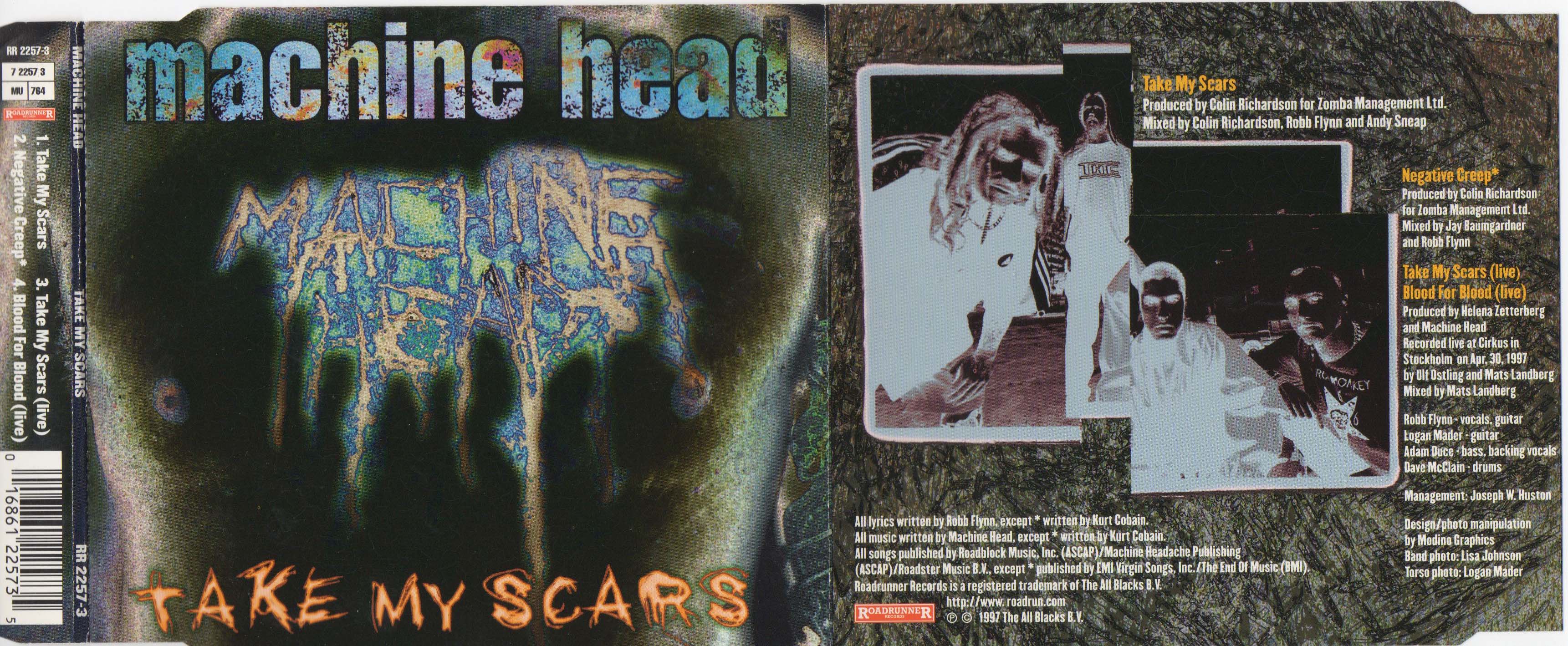 Take My Scars CDS Inlay