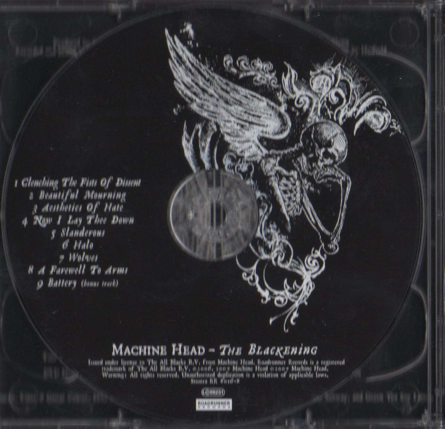 The Blackening CDDVD CD