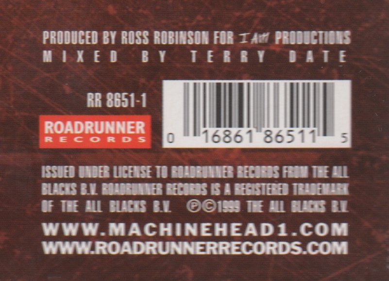 The Burning Red Vinyl Back