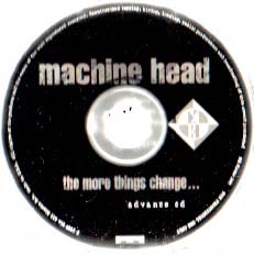 The More Things Change Advance Cd Disc