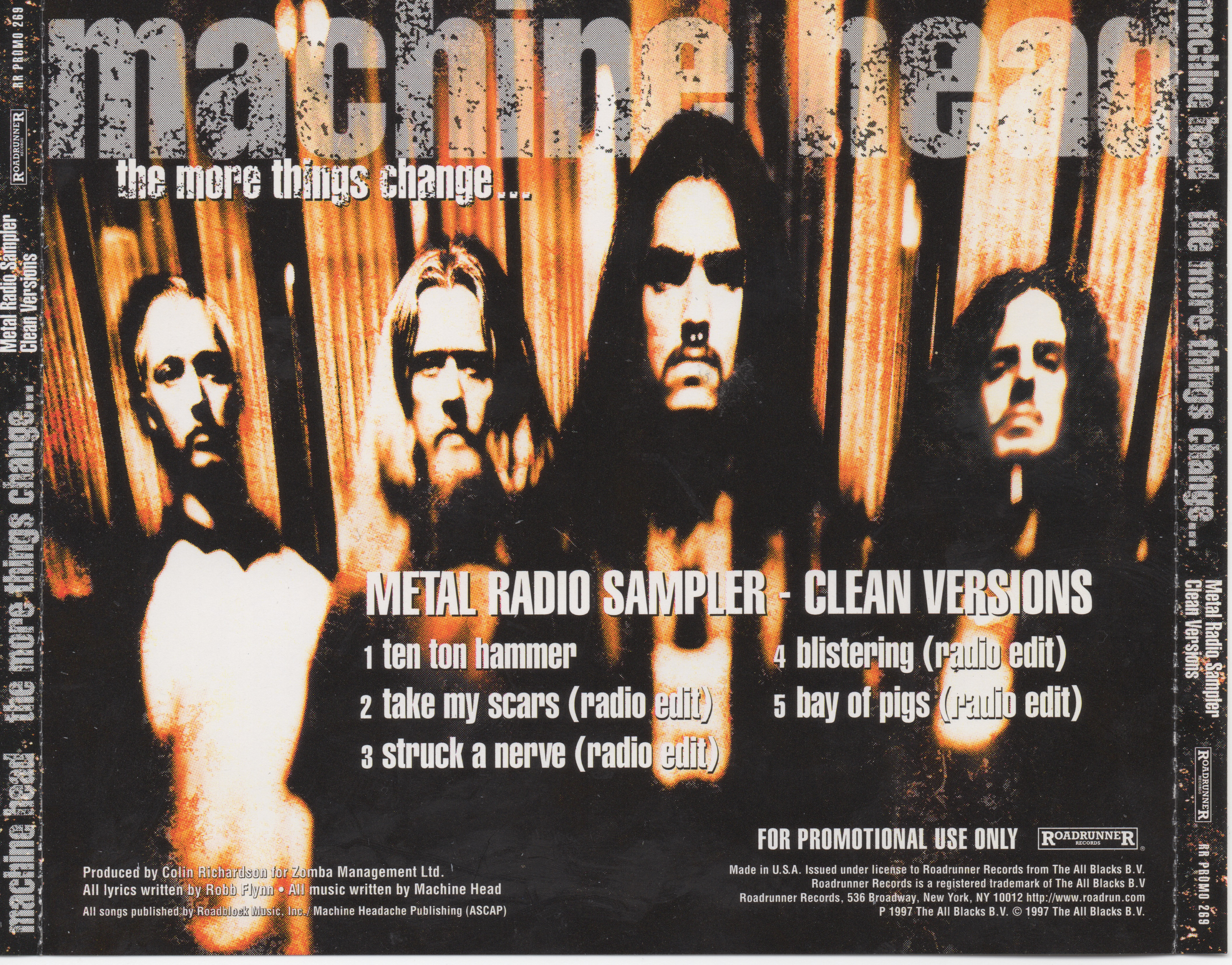 the more things change metal radio sampler clean versions back