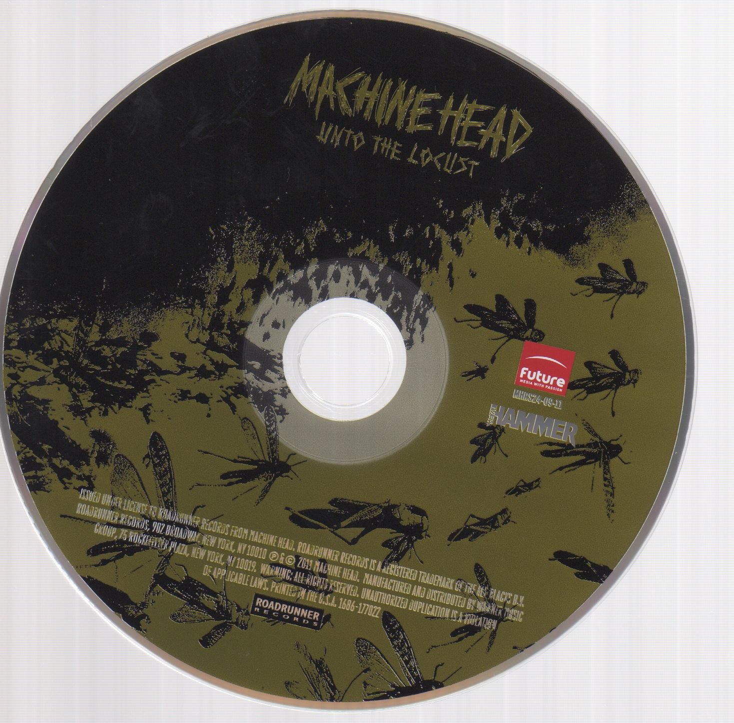 Unto The Locust Fanpak Disc