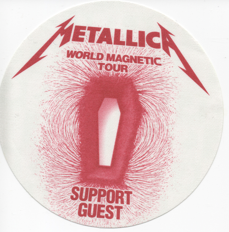 Death Magnetic Red VIP Stickie