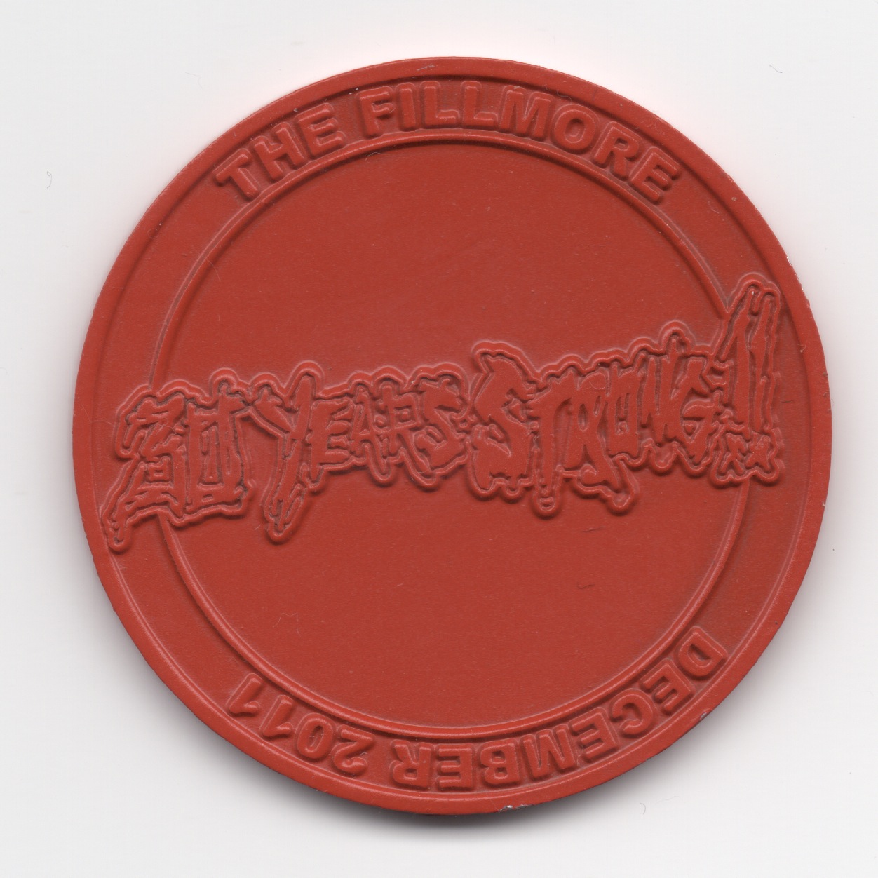 XXX Coin Red Small Back