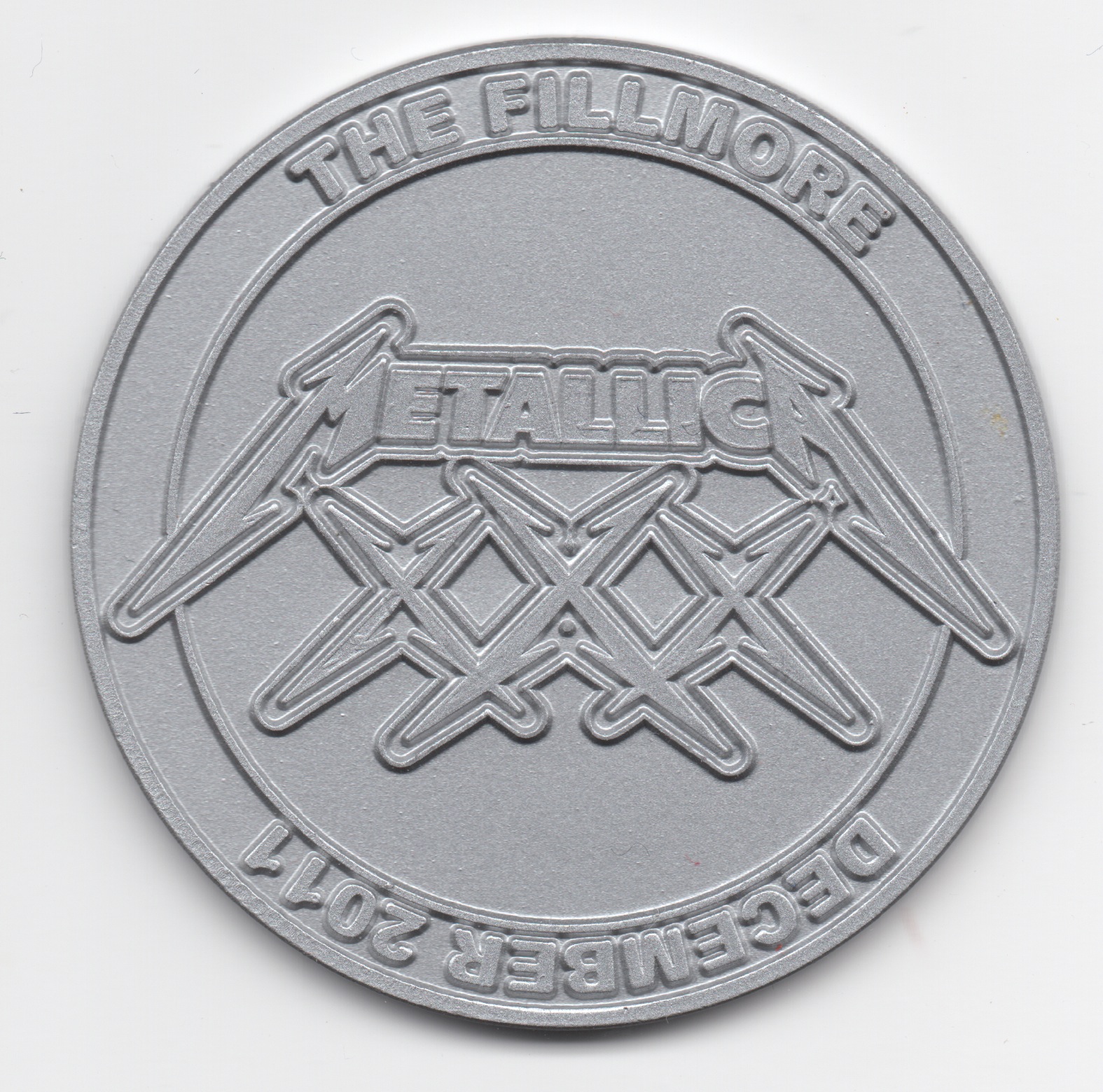 XXX Coin Silver Large Front