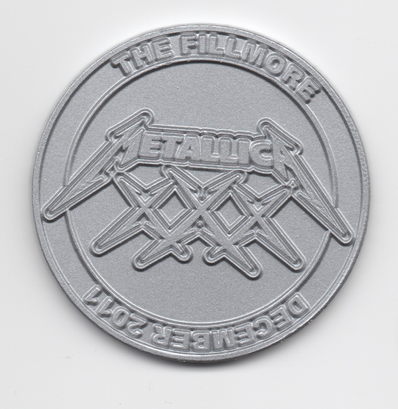 XXX Coin Silver Small Front